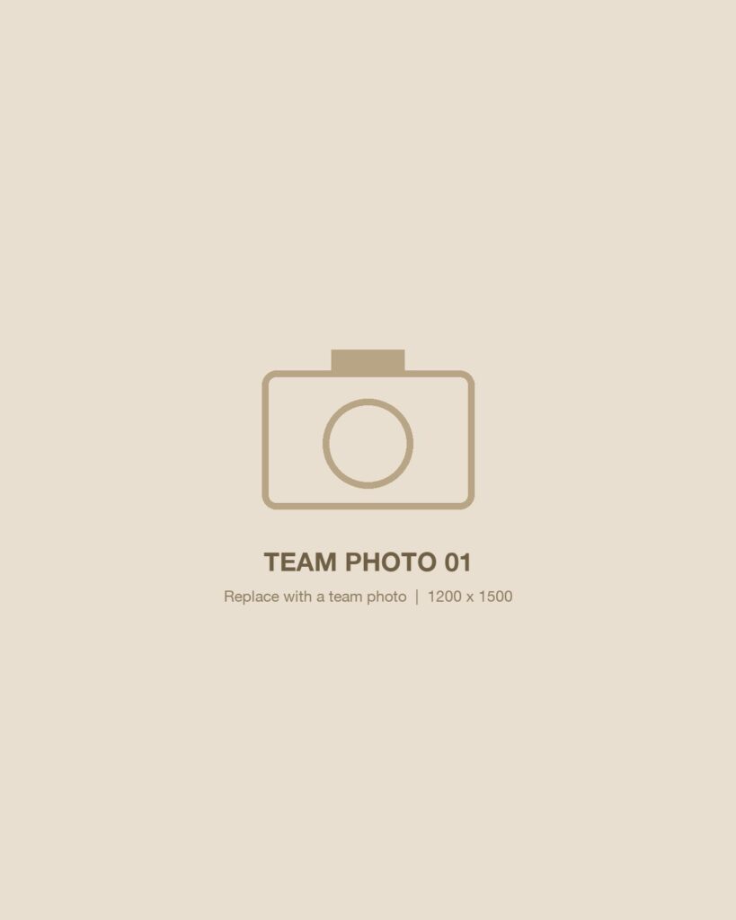 Placeholder for team member photo 01